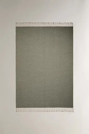 Ченильский плед с геометрическим узором- Заказать в России