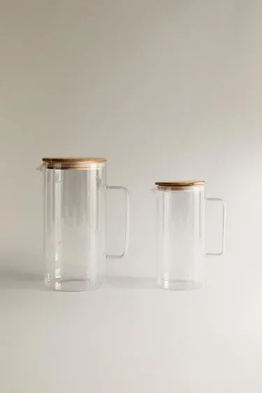 Кувшин из боросиликатного стекла с крышкой- Заказать в России