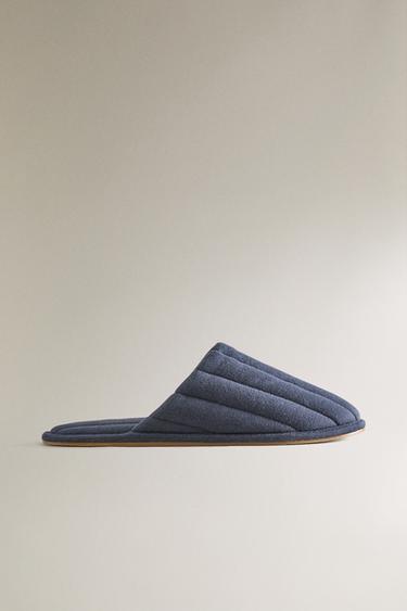 Zara Тапочки с квилтингом