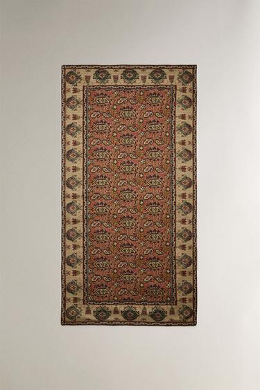 Zara Реверсивный хлопковый коврик