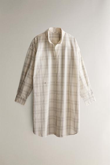 Zara Длинная рубашка в полоску