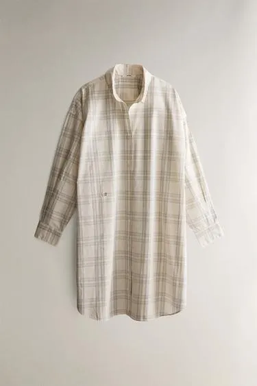 Длинная рубашка в полоску- Заказать в России