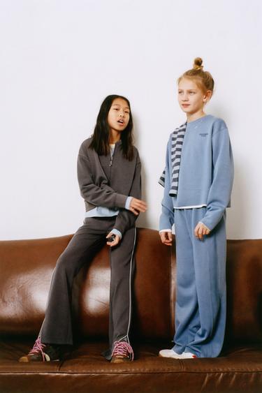 Zara Бомбер в рубчик с модалом купить с доставкой.