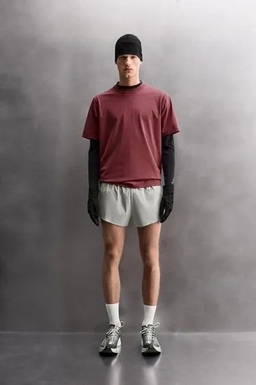 Футболка из технической ткани со смесью хлопка