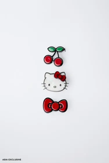 Набор из трех заколок HELLO KITTY © SANRIO- Заказать в России