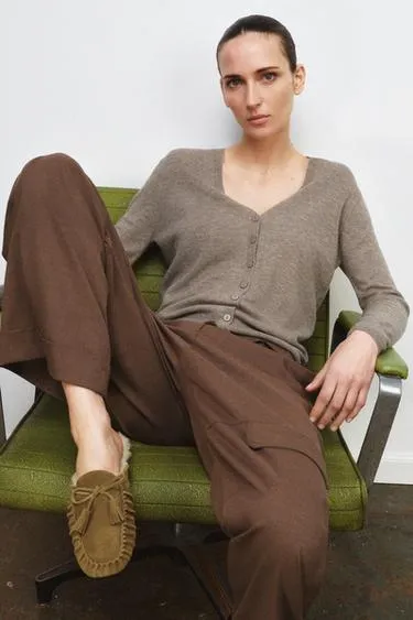 Замшевые мюли-лоферы- Заказать в России