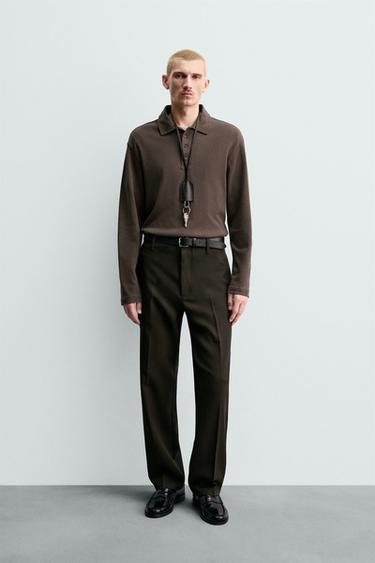 Брюки чинос из 100% шерсти