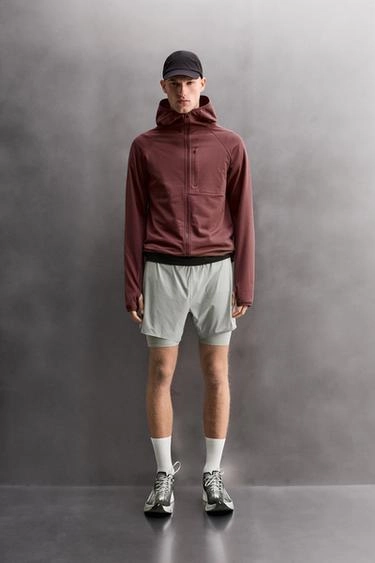 TECHNICAL COMBINED FLEECE HOODIE- Заказать в России