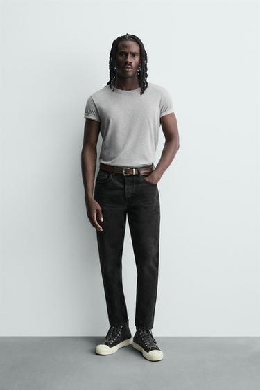 Укороченные джинсы SLIM FIT- Заказать в России