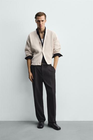 Кардиган RELAXED FIT рельефный- Заказать в России