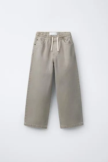 BAGGY TWILL TROUSERS- Заказать в России