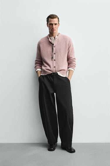 Zara Кардиган из смесовой шерсти на пуговицах