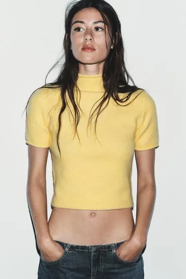 Джерси с коротким рукавом из мягкого трикотажа