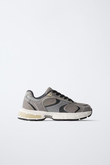 Zara Кроссовки из разных материалов