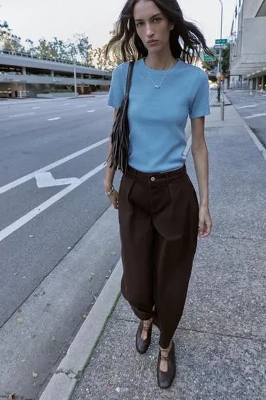 Брюки BALLOON с защипами