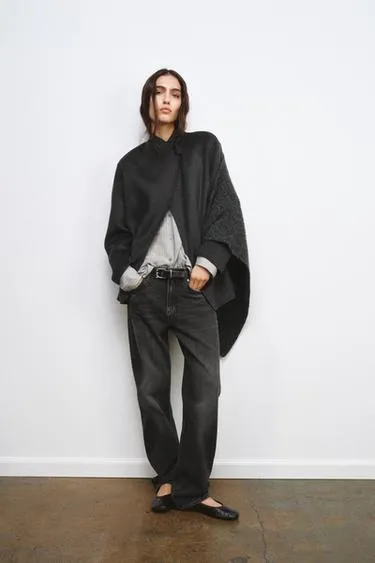 Блейзер из смесовой шерсти с платком — ZW COLLECTION- Заказать в России