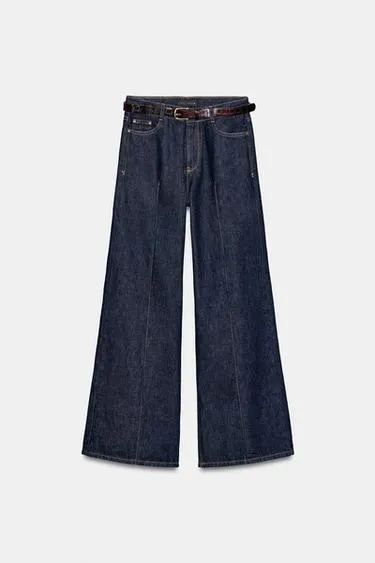 Широкие джинсы Z1975 с поясом