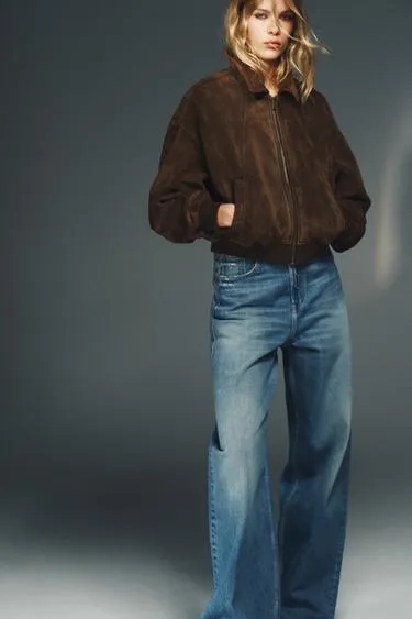 Куртка из искусственной замши