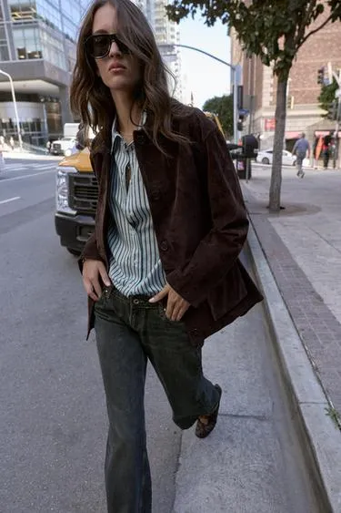 Куртка из 100% замши- Заказать в России