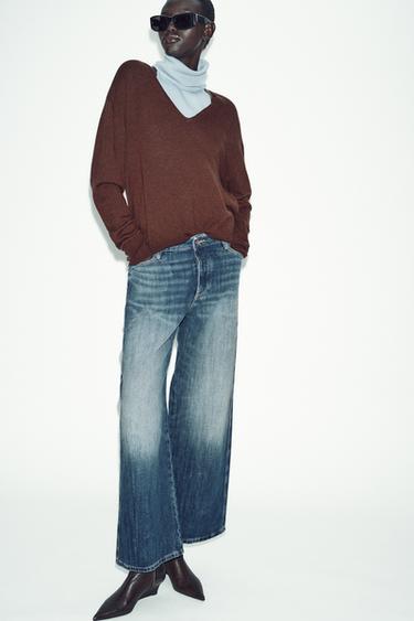 Zara Джинсы Z1975 STRAIGHT с низкой посадкой FULL LENGTH