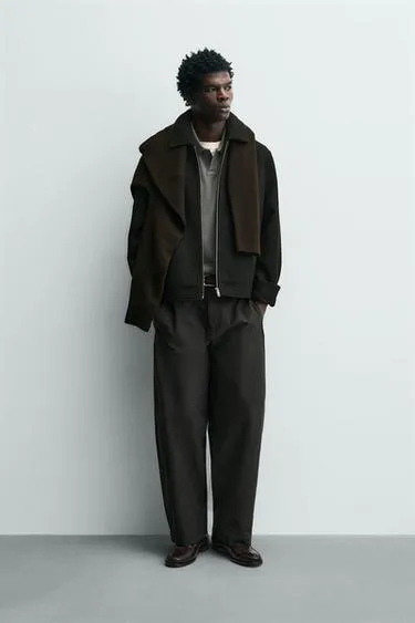 Куртка из синтетической шерсти с молнией- Заказать в России