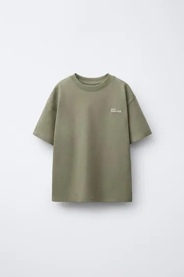 Футболка из плотной ткани с вышитой надписью- Заказать в России