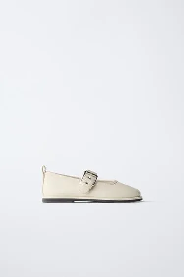 Балетки с пряжкой- Заказать в России