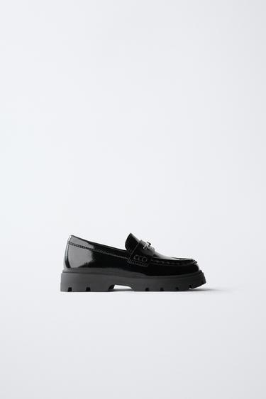 Zara Лакированные лоферы со звездой
