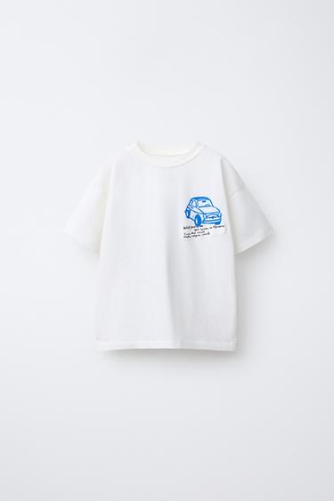 Zara Футболка с принтом