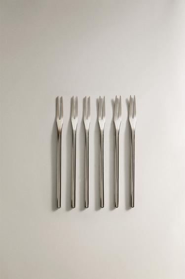 Zara Набор столовых вилок из нержавеющей стали (набор из 6 штук)