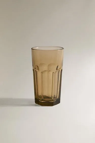 Стакан из стекла с рельефным узором- Заказать в России