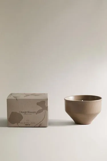 (230 г) ароматичная свеча апельсиновый цвет