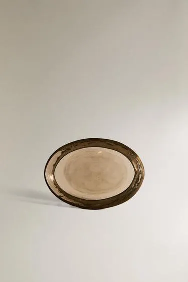 Мыльница для ванной из текстурированного стекла с дымчатым оттенком- Заказать в России