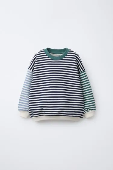 Толстовка в разноцветную полоску- Заказать в России