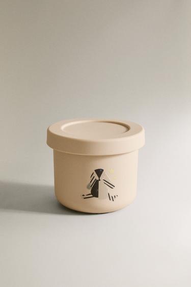 Zara Детская силиконовая ланчбокс с кроликом