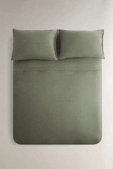 WASHED LINEN DUVET COVER (140 GXM²)