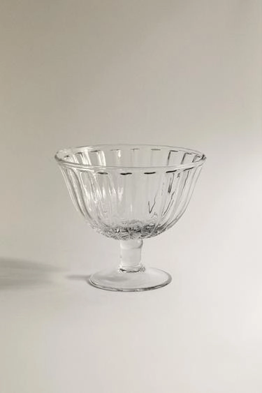 STRIPED GLASS DESSERT GLASS- Заказать в России