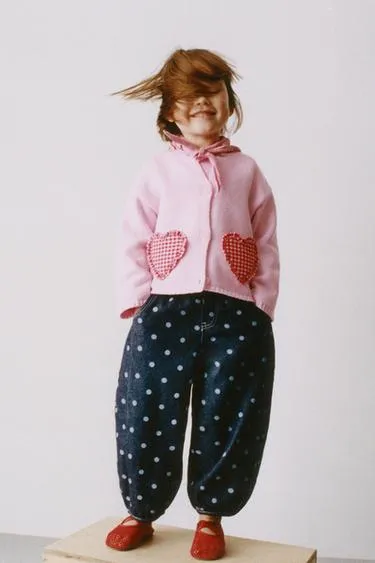 Кардиган с карманами «сердце»- Заказать в России