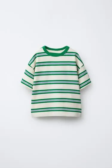 Футболка в полоску с вышивкой- Заказать в России