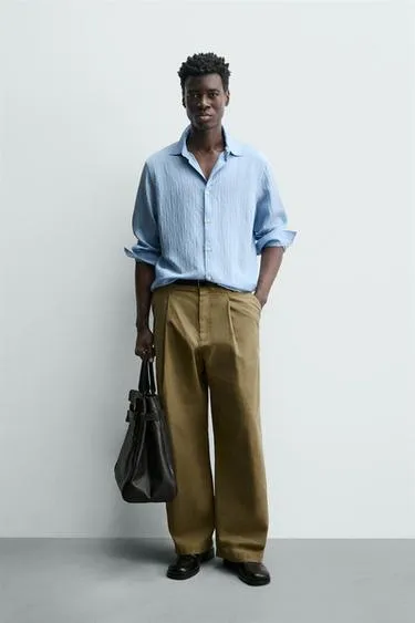 Жаккардовая рубашка в полоску- Заказать в России