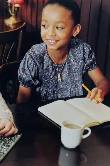 Платье с цветочным принтом