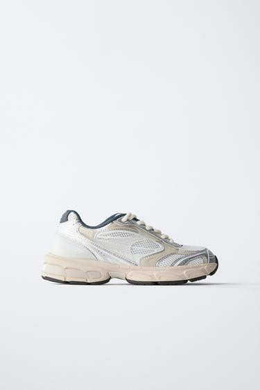 Zara Кроссовки из разных материалов