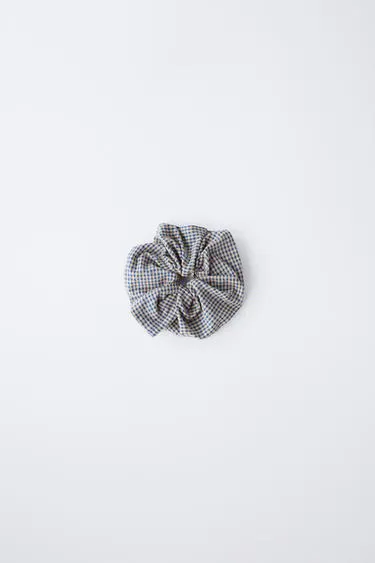 Резинка для волос в клетку виши