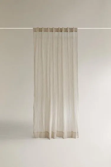 Занавеска из полосатого муслина- Заказать в России