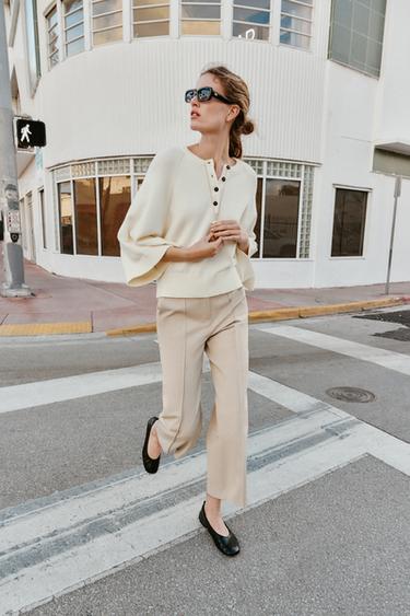 Zara Свитер с широкими рукавами