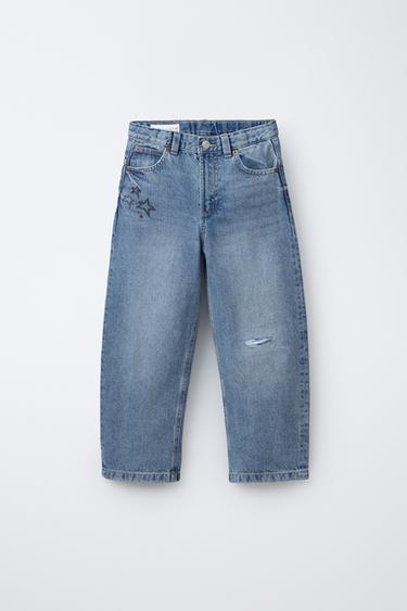 Zara Джинсы SKATER «звезды»