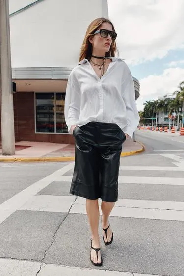 Рубашка OVERSIZE в полоску