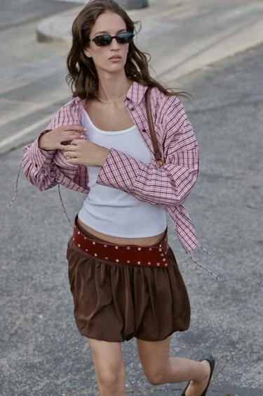 Zara Мини-юбка-баллон