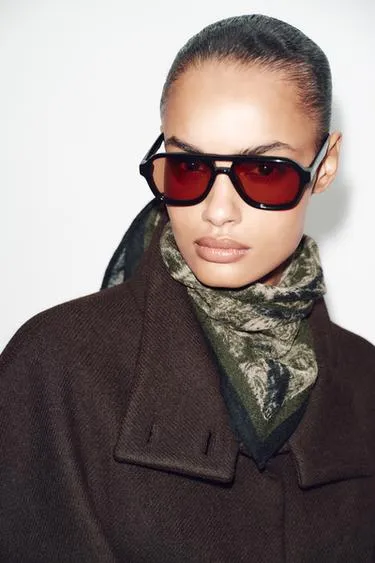 Бандана из 100% шерсти с принтом- Заказать в России