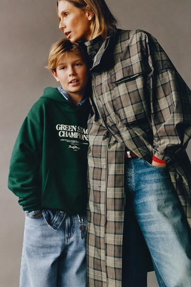 Zara Худи с футбольным принтом